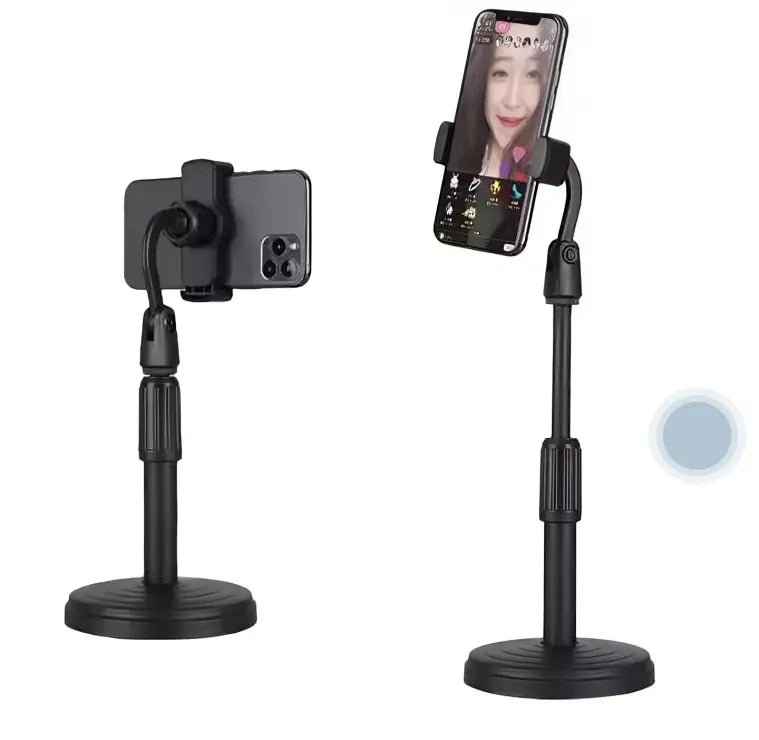 Portable Adjustable Tripod Stand 360 Rotation Phone Holder Black AS Electro