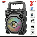 Super Bass Bluetooth Speaker 3 Inch FM USB SD Black AS Electro