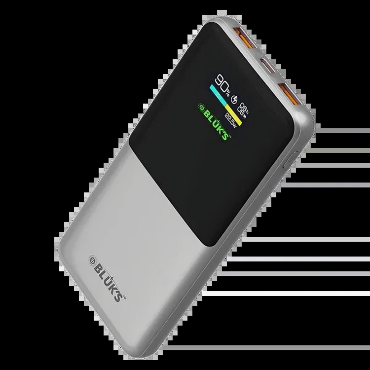 BX-202 Power Bank 10000mAh 3 Port Fast Charging Black AS Electro