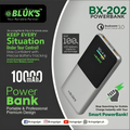 BX-202 Power Bank 10000mAh 3 Port Fast Charging Black AS Electro