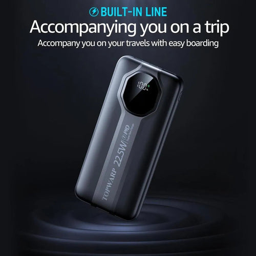 20000mAh Power Bank 3 Port Fast Charging USB C Black AS Electro