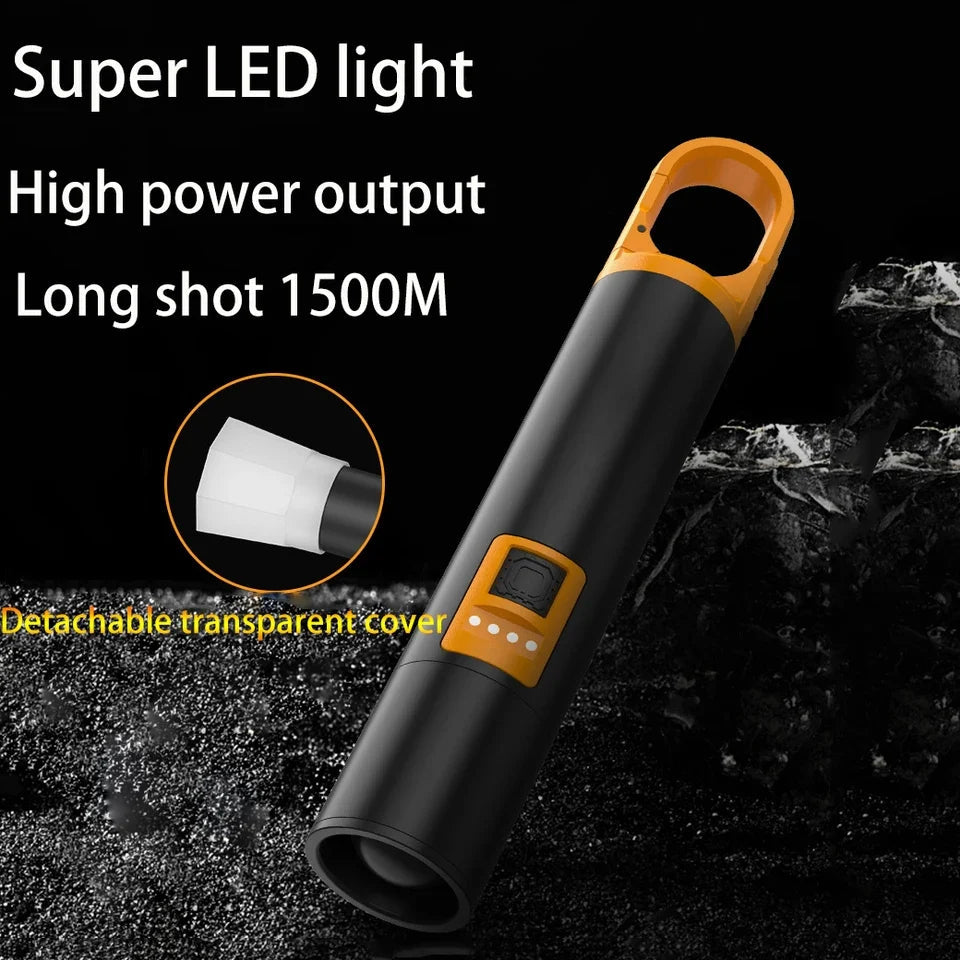 L-S18 Rechargeable LED Flashlight Power Bank Type C AS Electro