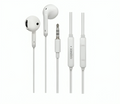 Wired Earphones with Mic Android White AS Electro