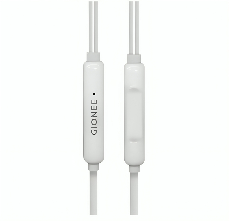 Wired Earphones with Mic Android White AS Electro