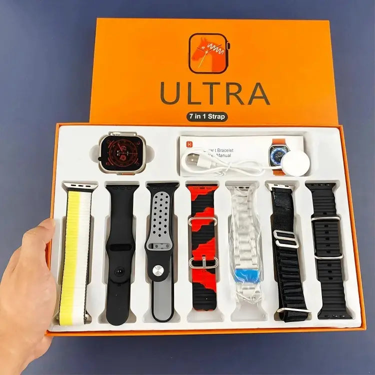 Rechargeable Smart Watch Silicone Strap Black AS Electro