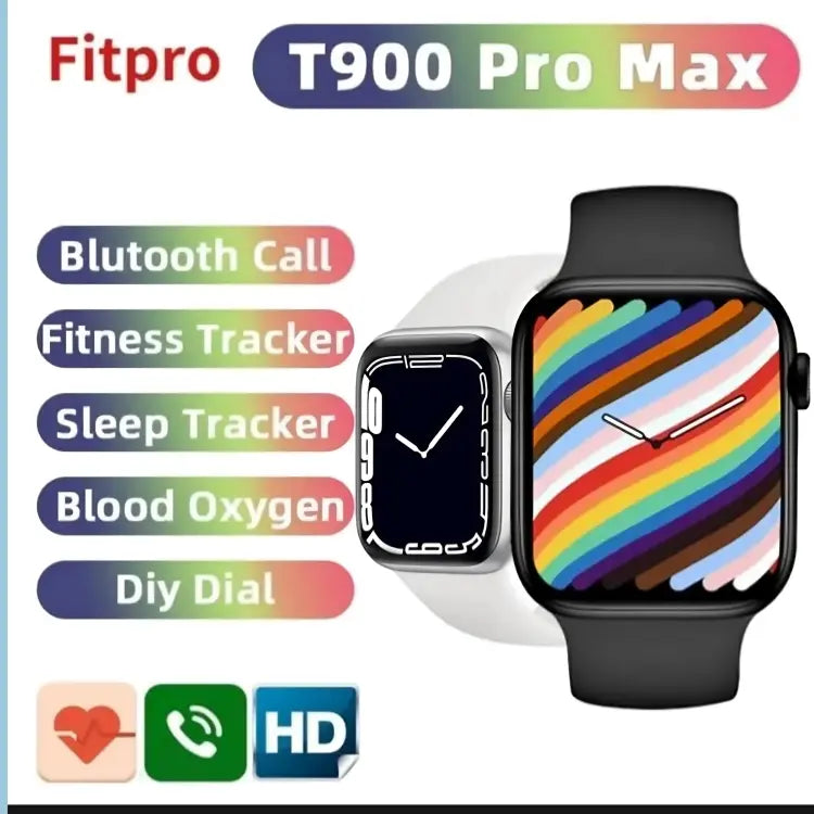 Smart Watch Heart Rate Calorie Tracker Black AS Electro