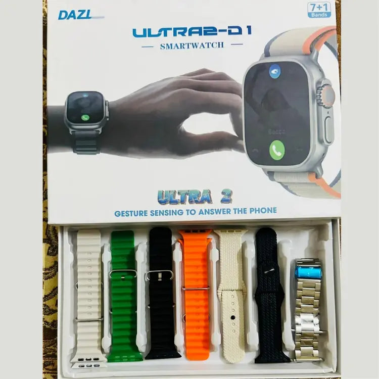 Ultra Smart Watch Bluetooth Calling IP68 7 Straps Multicolor AS Electro