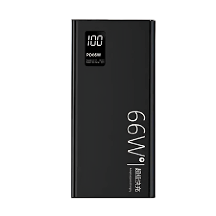 20000mAh Power Bank 65W Fast Charging 3 Port Black AS Electro